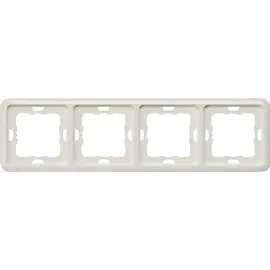 Siemens Rahmen 4fach titanweiss