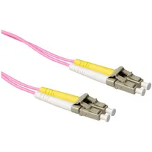 Act 10 meter LSZH Multimode 50/125 OM4 fiber patch cable duplex with LC connectors