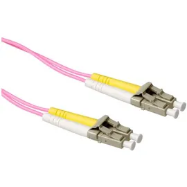 Act 10 meter LSZH Multimode 50/125 OM4 fiber patch cable duplex with LC connectors