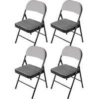 Hti-Living Klappstuhl Polyester Grau