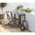 Dehner Chicago Balkontisch 42 x 133,5 x 75 cm Grau 