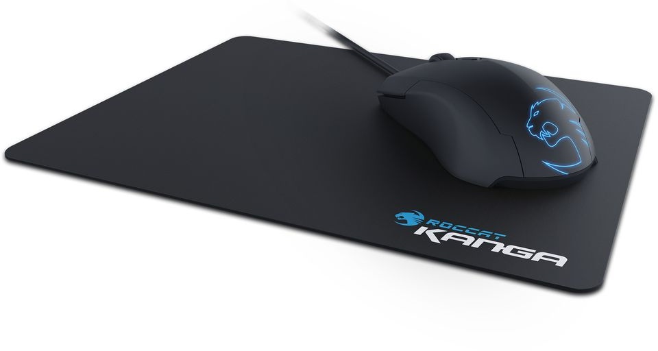 ROCCAT Lua Tri-Button Mouse + Kanga Cloth Mousepad Gaming Bundle