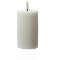 uYuni LED Kerze Thea 10,1 cm weiß