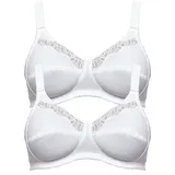 SUSA Bügelloser BH 2er Pack Cotton Weiß 100A