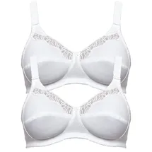 SUSA Bügelloser BH 2er Pack Cotton Weiß 100A