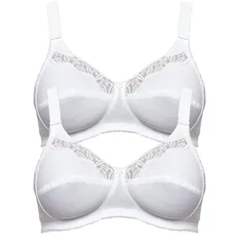 SUSA Bügelloser BH 2er Pack Cotton Weiß 100A