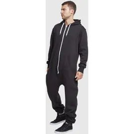 URBAN CLASSICS Sweat Jumpsuit - schwarz,