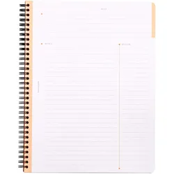 Rhodia 5x Meeting Book Rhodia A4+, mit Doppelspirale, 80 Blatt 90g - Orange 193408C