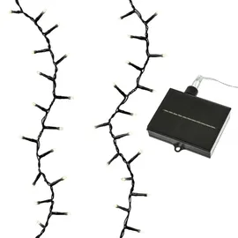 MARELIDA LED Solar Lichterkette - 360 warmweiße LED - 8 Funktionen - L: 27m - per USB Außen Garten Outdoor