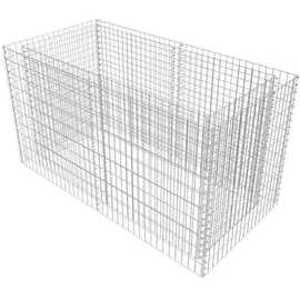 furnicato Gabionen-Hochbeet 180 × 90 × 100 cm