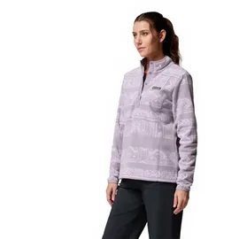 Columbia Benton Springs Printed Fleecejacke Shale Purple Deschutes Days S