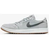 Jordan Air Jordan 1 Low G Golfschuh Wolf Grey/White/Gum Medium Brown/Iron Grey 43