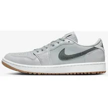 Jordan Air Jordan 1 Low G Golfschuh Wolf Grey/White/Gum Medium Brown/Iron Grey 43