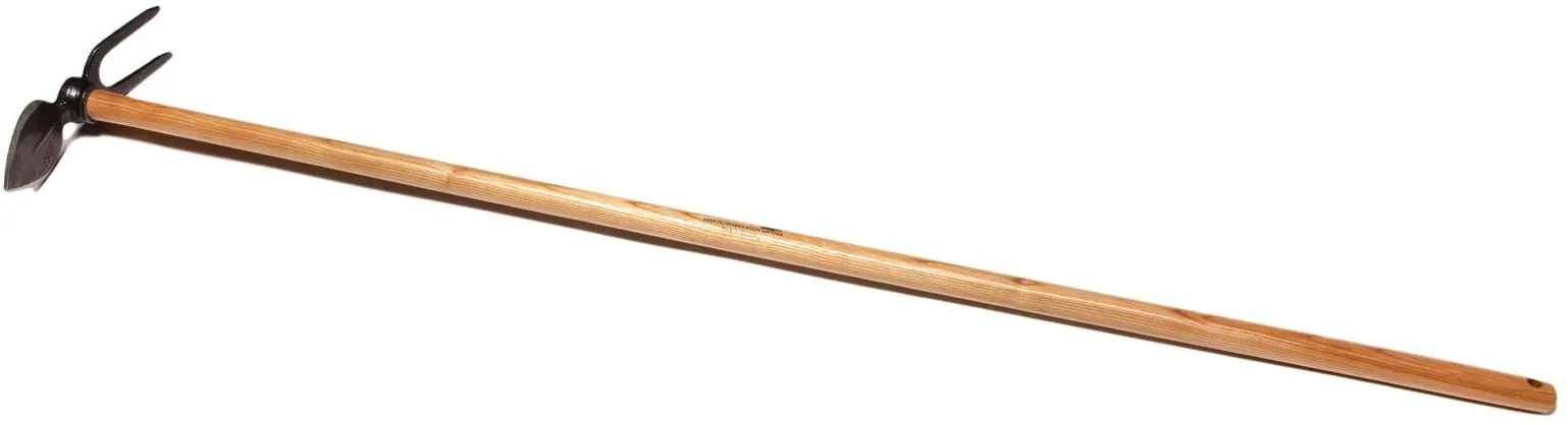 Gartenhäckchen Herzform 2 Zinken Stiel 130cm
