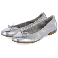 TAMARIS Ballerina Damen silber, Größe 37 EU