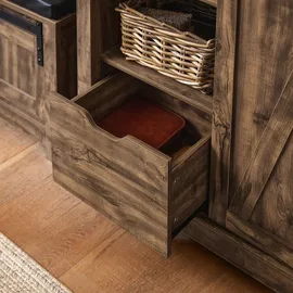 SoBuy Sideboard 80 x 92 x 35 cm Braun