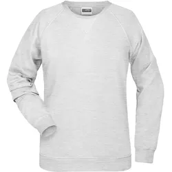 Damen Raglan Sweatshirt - Farbe grau - Größe L