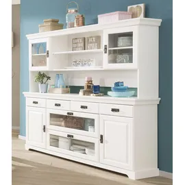 OTTO home Buffet Rügen FSC® zertifiziertes Massivholz 180 x 168 x 40 cm Weiß