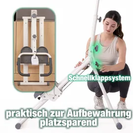 Merach Stepper Stair Stepper Zusammenklappbarer, Stairmaster für Zuhause Vertical Climber Treppenmeister mit Verstellbare Lenker
