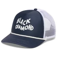 Black Diamond Flat Bill Trucker Kappe - Charcoal /