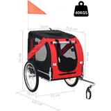 Hundeanhänger Fahrradanhänger Hundetransporter Transportanhänger Hunde Hundefahrradanhänger Rot ,