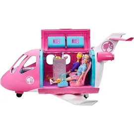 Barbie Dreamhouse Adventures Reise Traum-Flugzeug mit Puppe (blond)