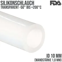 FP Silikonschlauch 25 m transparent