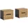 Möbel Boss Nachtschrank Canu 50 x 42 x 37 cm Artisan Eiche/Anthrazit