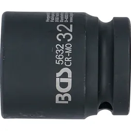 BGS Kraft-Steckschlüssel-Einsatz Sechskant Antrieb Innenvierkant 20 mm (3/4"), SW 32 mm