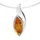 Ostsee-Schmuck Halsreif Gleiter-Ranva Silber 925/000 - Bernstein