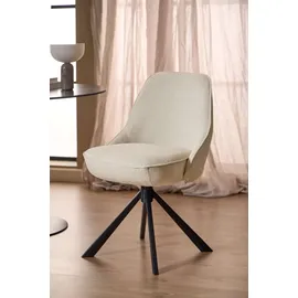 Actona Esszimmerstuhl Carlton Chenillebezug beige 2er Set