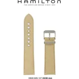 Hamilton Textil auf Leder Khaki Field Quartz Band-set Kunststoff-beige-22/20 H693.685.107 - beige