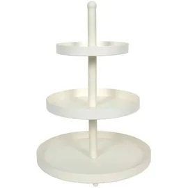 Etagere SISSI, H 35 cm - Weiß - Metall - 3 Etagen