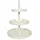 Etagere SISSI, H 35 cm - Weiß - Metall - 3 Etagen