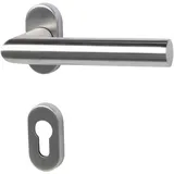 Alpertec Rosetten-Halbgarnitur Metz links Silber