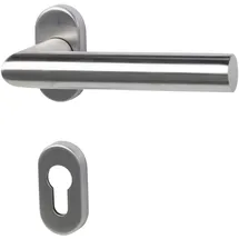 Alpertec Rosetten-Halbgarnitur Metz links Silber