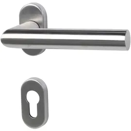 Alpertec Rosetten-Halbgarnitur Metz links Silber