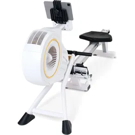 Sportplus Rudergerät für zuhause mit Luftwiderstand (8 Stufen), rower machine, Rudergerät Luft, leise & flüssig trainieren,