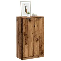 VidaXL Schuhschrank Altholz-Optik 59x35x100,5 cm Holzwerkstoff