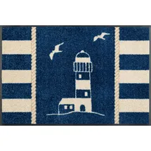 Wash+Dry Wash & Dry Fußmatte Sea View 50 x 75 cm Polyamid Blau