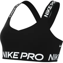 Nike Pro Light-Support Sport-BH Damen 010 - black/black/white