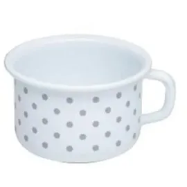 RIESS Country Pünktchen Grau Kaffeeschale Ø10cm 0,4liter
