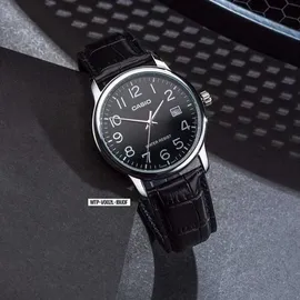 Casio MTP-V002L-1B Leder 40 mm ZEGAREK MĘSKI CASIO MTP-V002L-1BUDF