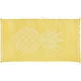 done.® Hamamtücher »Pineapple«, (1 St.), saugfähige Frottier-Innenseite, ideal als Sauna- oder Strandtuch, gelb