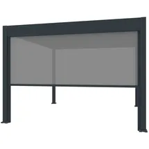 Weide Pavillon-Rollo 1 Stück 3,6 x 2,35 m Anthrazit