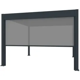 Weide Pavillon-Rollo 1 Stück 3,6 x 2,35 m Anthrazit