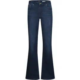 Raffaello Rossi Flared Jeans im 5-Pocket-Design, Dunkelblau, 42