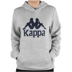 Kappa Taino Kids Hoodie, Jungenhaft, Fitness, Sweatshirts, grau Gr. 128  - 8 Jahre