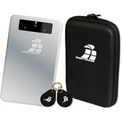 DIGITTRADE RS256 externe Festplatte 4TB HDD verschlüsselt mit Hardware Verschlüsselung, RFID Token, robustes Aluminium Gehäuse
