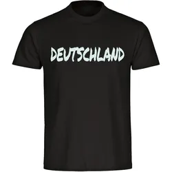 multifanshop Kinder T-Shirt - Deutschland - Textmarker - Druck weiß - Kind